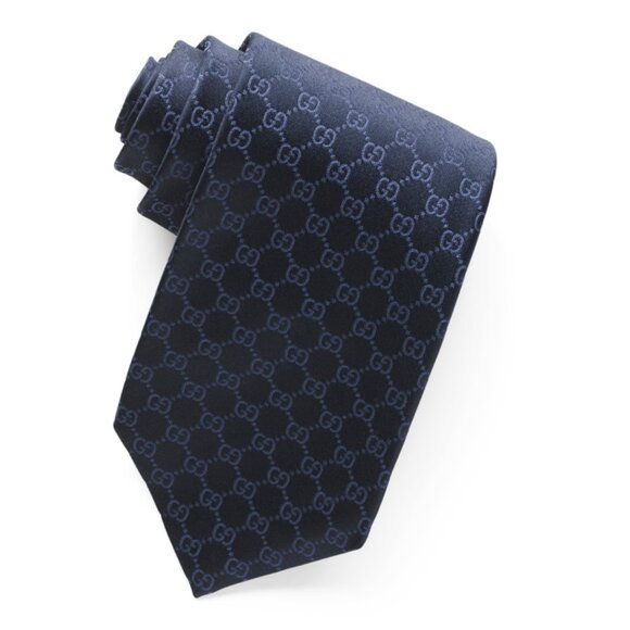 GUCCI Blue Made In Italy Silk Designer Tie - Picture 1 of 1